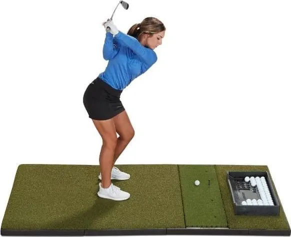 Fiberbuilt Grass Series Studio Golf Mat - Single Hitting 7' x 4'