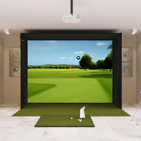 Shop Indoor Golf Garmin Approach R50 SIG12 Golf Simulator Package
