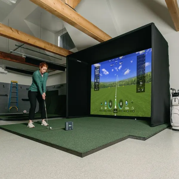 Shop Indoor Golf SkyTrak ST MAX SIG10 Golf Simulator Package