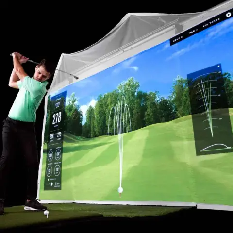 HomeCourse HomeCourse Pro Retractable Golf Simulator Screen