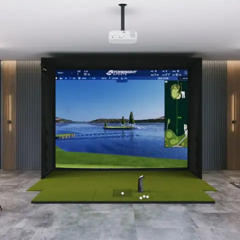 Shop Indoor Golf Foresight Sports GC3 SIG12 Golf Simulator Package
