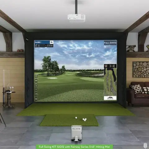 Shop Indoor Golf Full Swing KIT SIG12 Golf Simulator Package