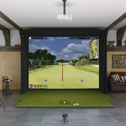 Shop Indoor Golf Garmin Approach R10 SIG12 Golf Simulator Package