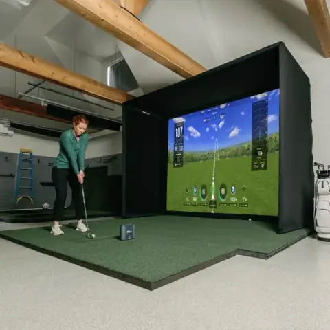 Shop Indoor Golf SkyTrak ST MAX SIG10 Golf Simulator Package
