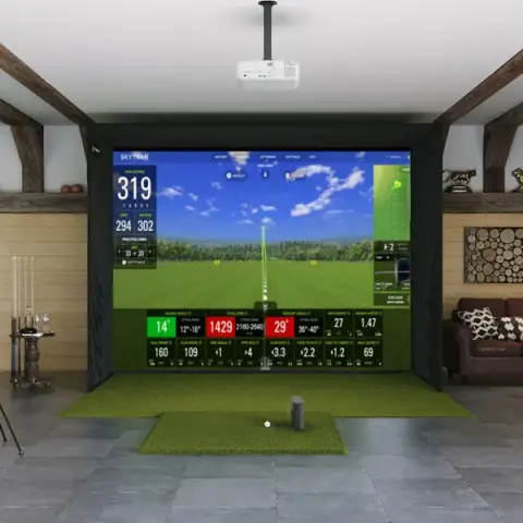 Shop Indoor Golf SkyTrak ST MAX SIG12 Golf Simulator Package