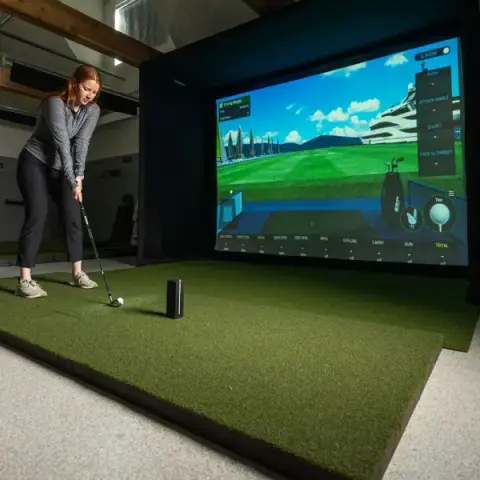 Shop Indoor Golf Square Golf SIG10 Golf Simulator Package