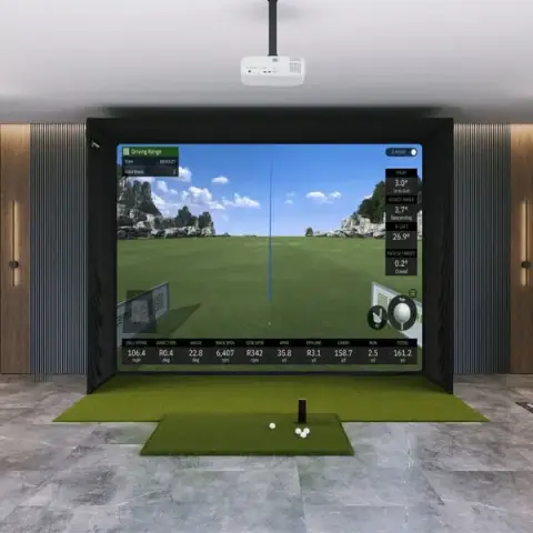 Shop Indoor Golf Square Golf SIG12 Golf Simulator Package