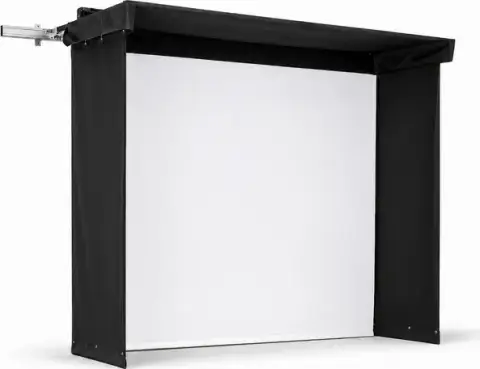 The SportScreen Vanish LITE Hybrid-Retractable Golf Enclosure
