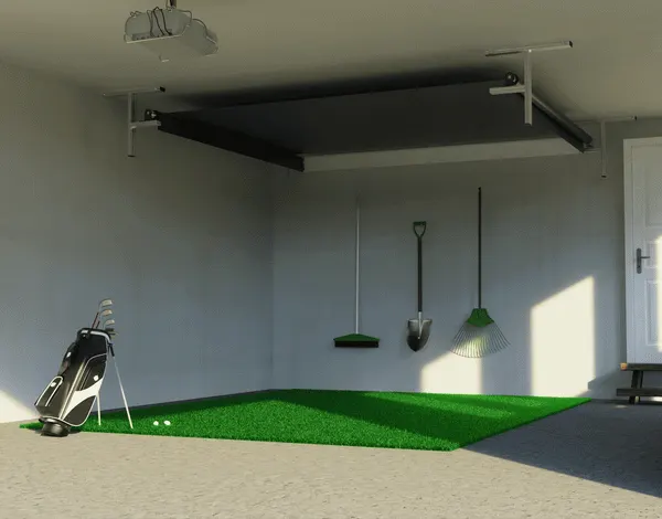 The SportScreen Vanish Series Retractable Golf Enclosure